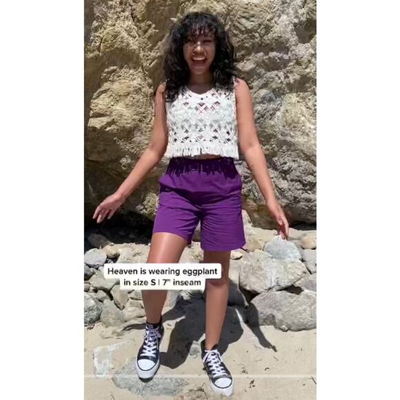 Alder Surf's Up Shorts 5in Inseam Purple Sportswear Hiking Gorpcore Womens XS - Picture 1 of 5